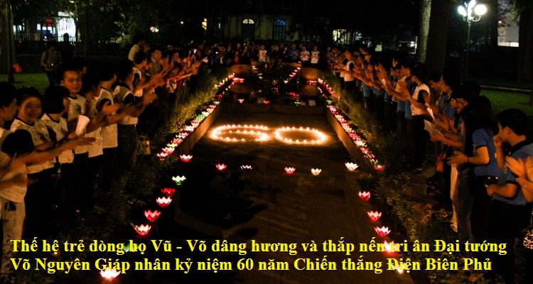 Thắp nến tri ân Đại tướng