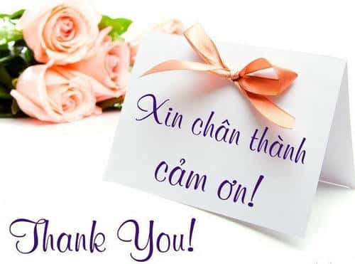 Lời Cảm ơn của Gia đình ông Vũ Đình Quyến