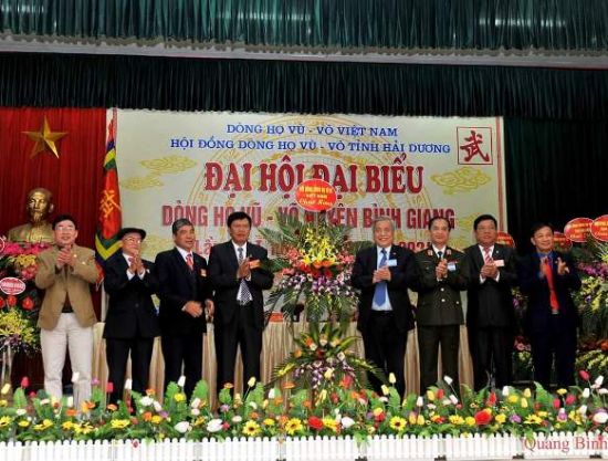 Báo cáo của BCH lâm thời dòng họ Vũ - Võ huyện Bình Giang trình Đại hội đại biểu lần thứ I nhiệm kỳ 2019 - 2024