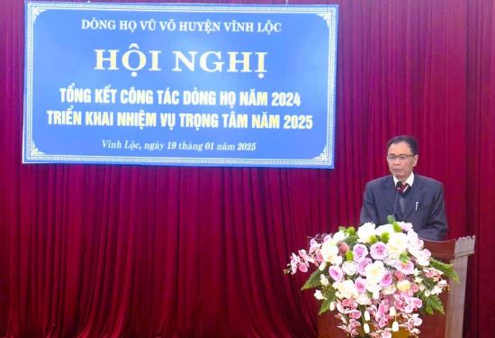 Hội nghị Ban Chấp hành HĐDH Vũ - Võ huyện Vĩnh Lộc (Thanh Hóa) thành công tốt đẹp