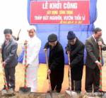 Mộ Trạch tổ chức Lễ khởi công xây dựng Công trình Tháp bút nghiên, Vườn Tiến sĩ
