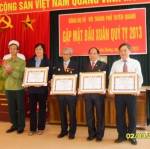 Ghi nhận ở buổi gặp mặt đầu xuân Quý Tỵ 2013 HĐDH Vũ - Võ TP Tuyên Quang